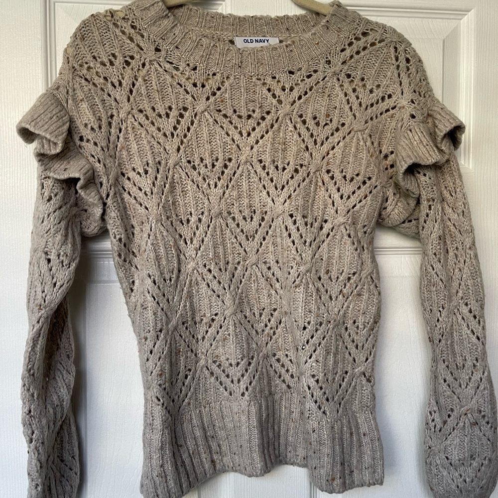 Old Navy Women's Beige Sweater